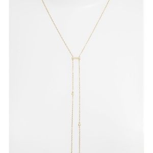 Ettika necklace : Double Hang Y necklace